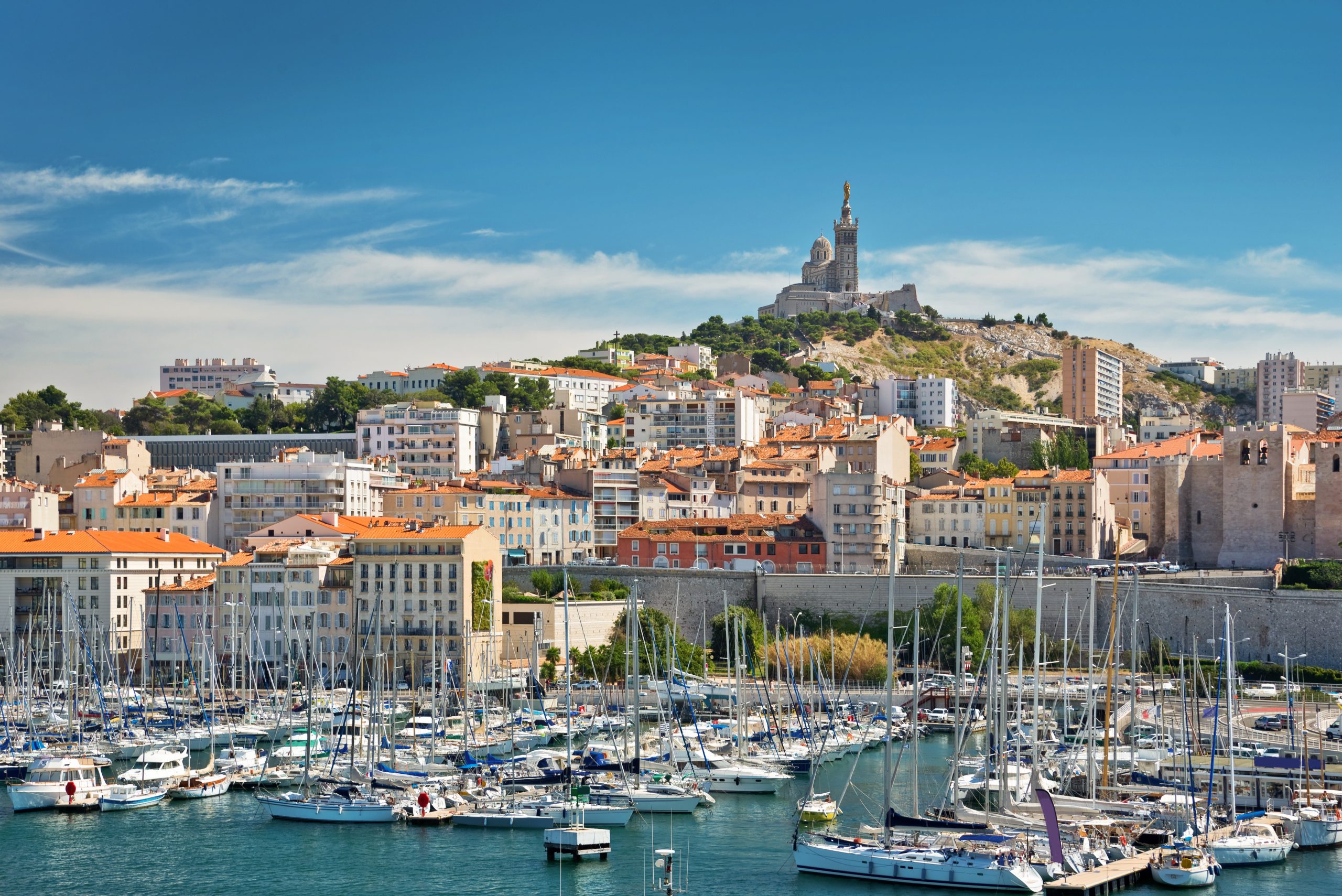 Vue panoramique de Marseille, site de formation de Temana.