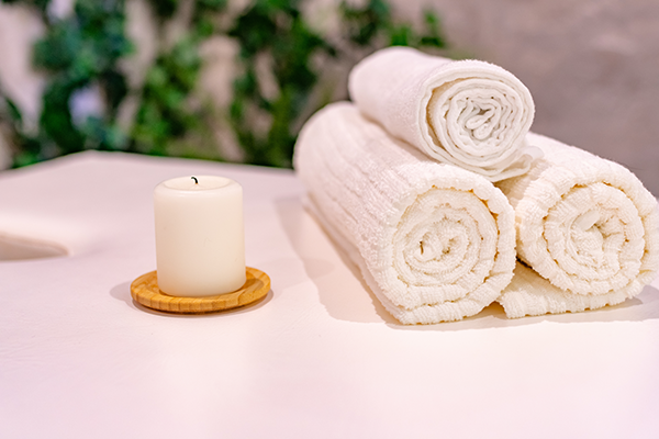 serviettes de massage