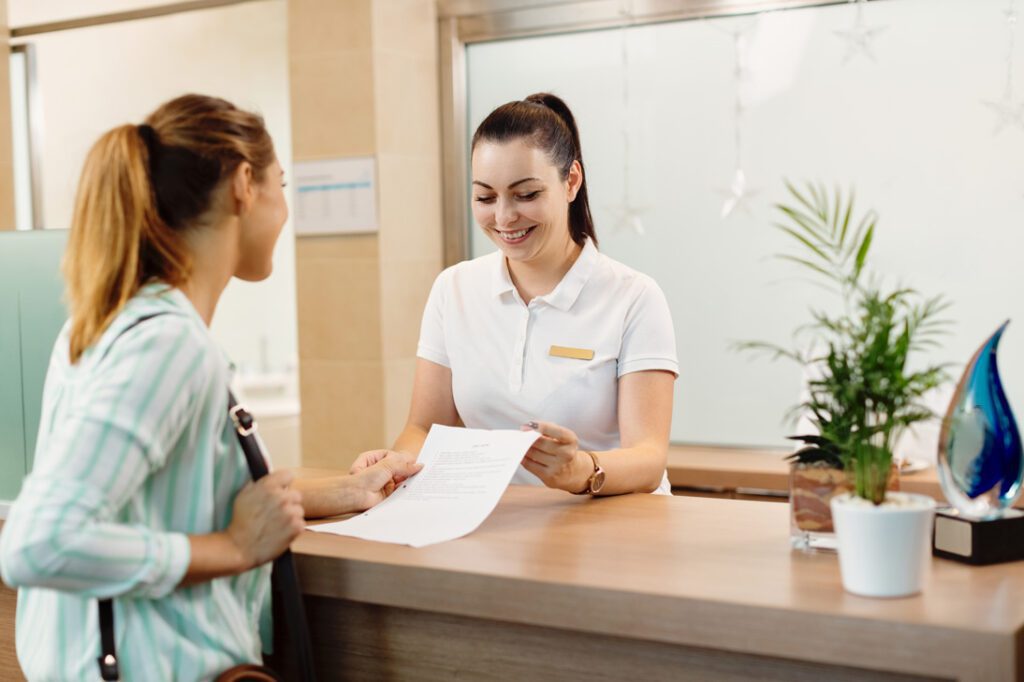 accueil client massage
