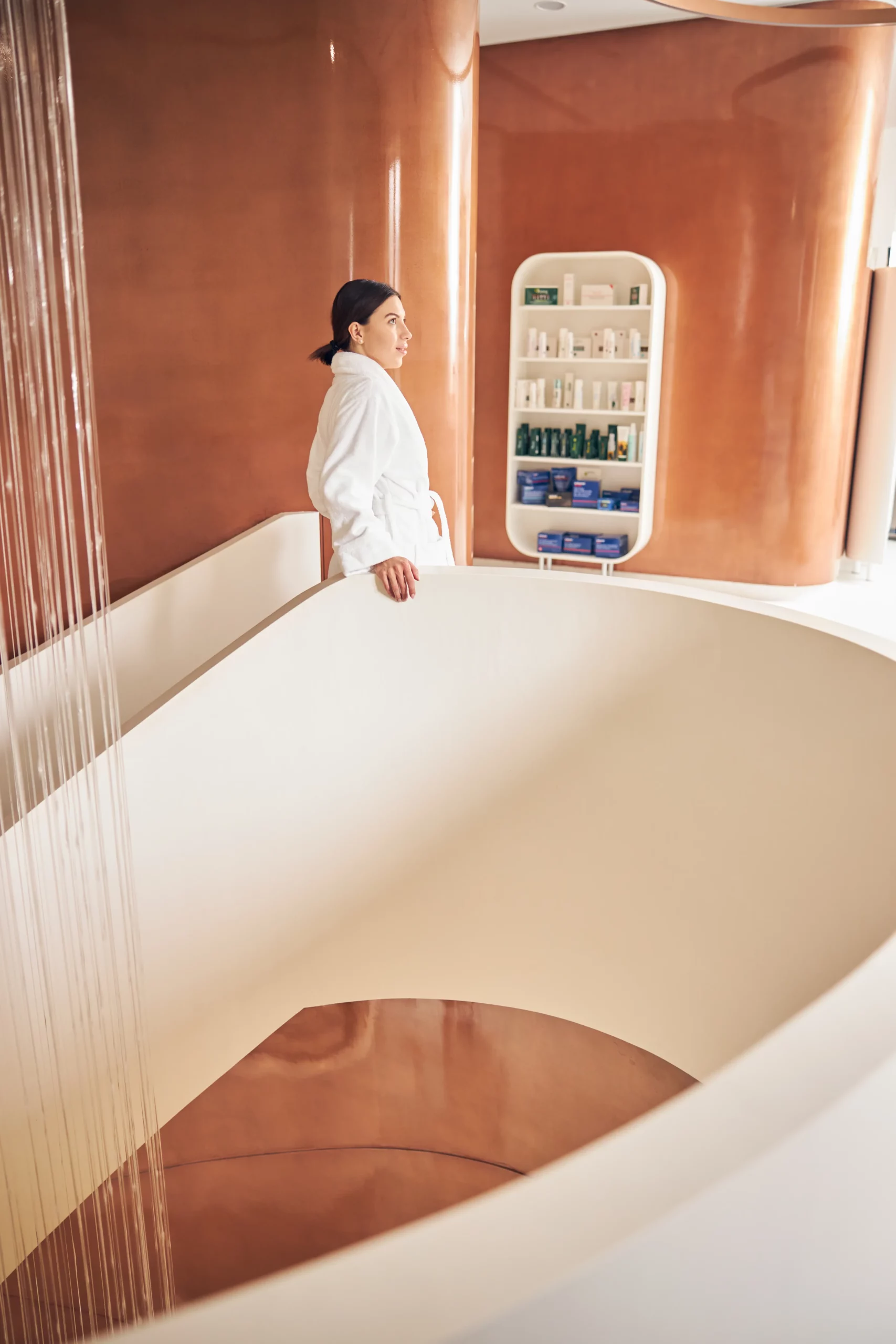 faible activité dans un spa