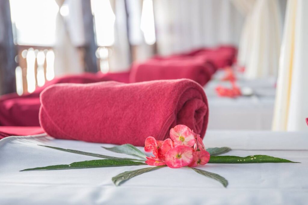 discrétion du masseur